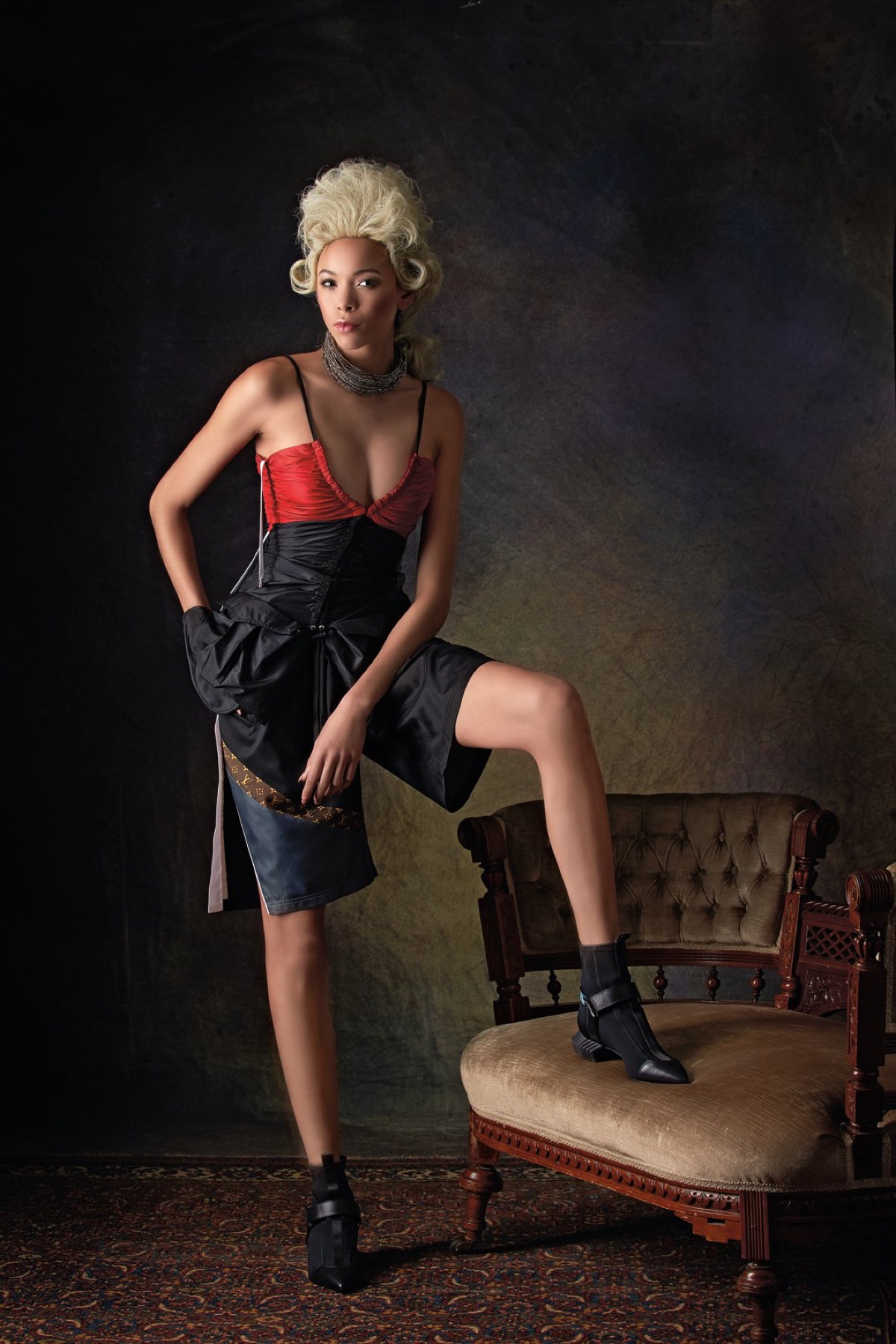 FEE in Aspen Sojourner Patriot Games editorial, look 2