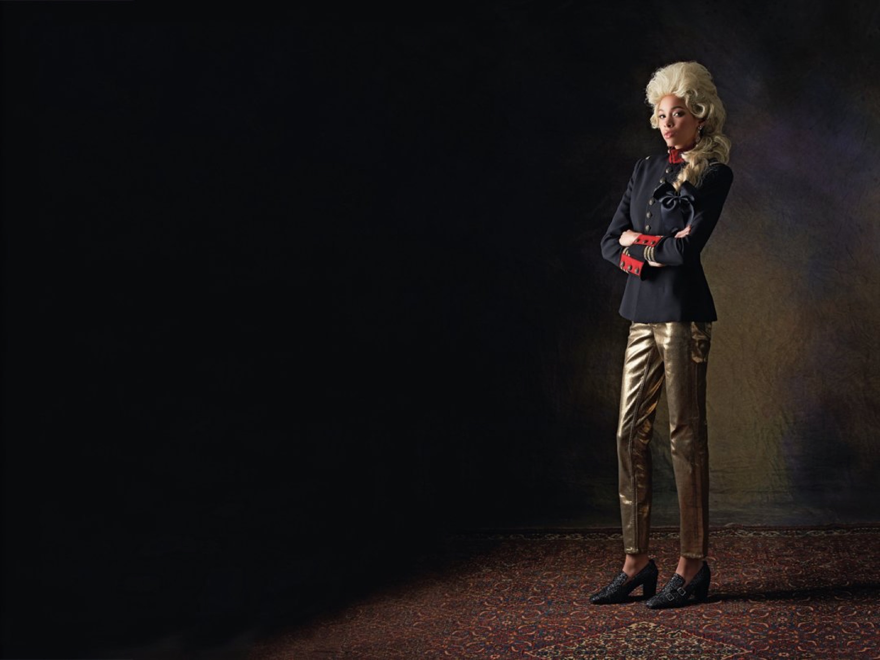 FEE in Aspen Sojourner Patriot Games editorial, look 5