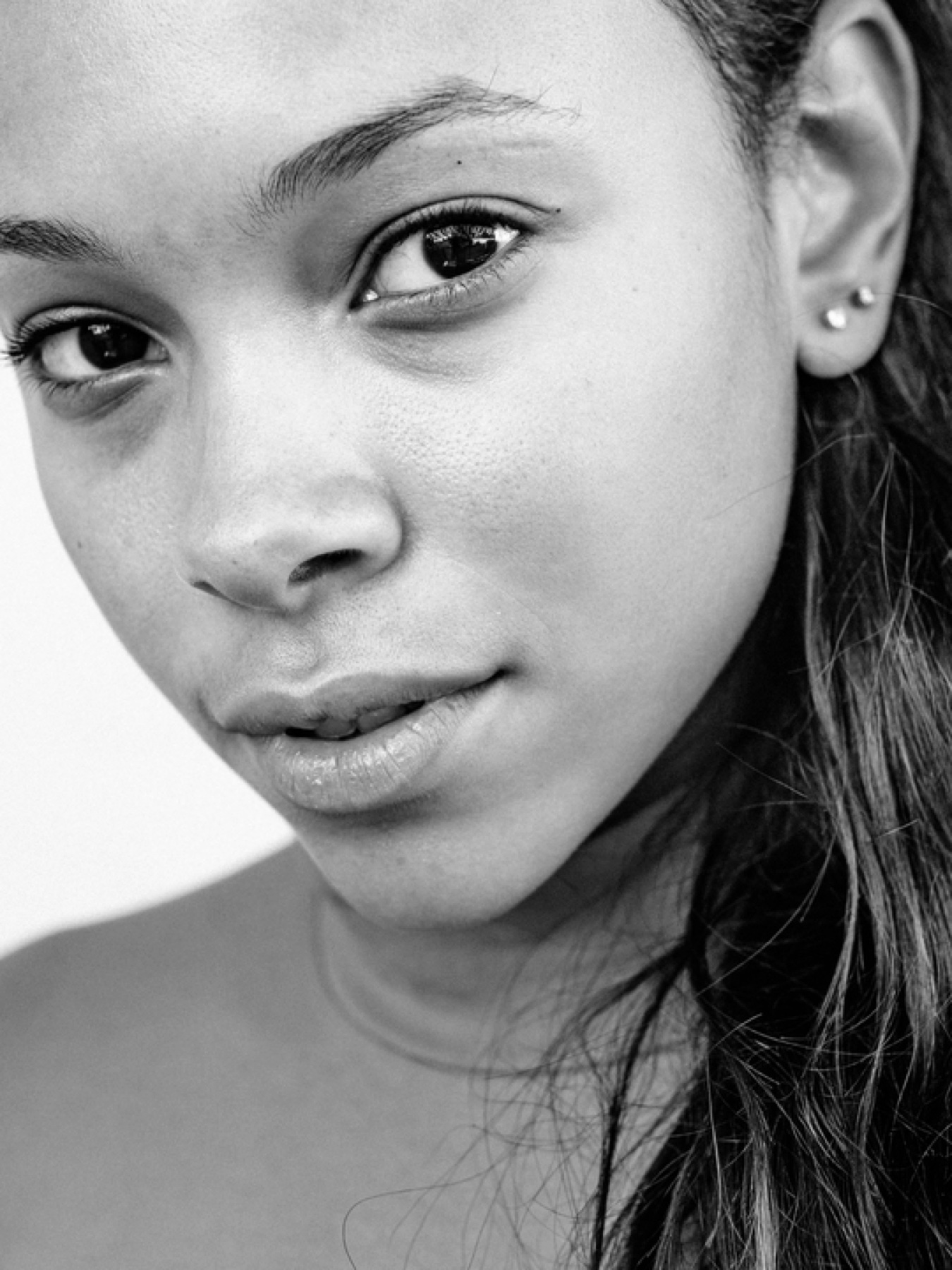 FEE black and white editorial portrait