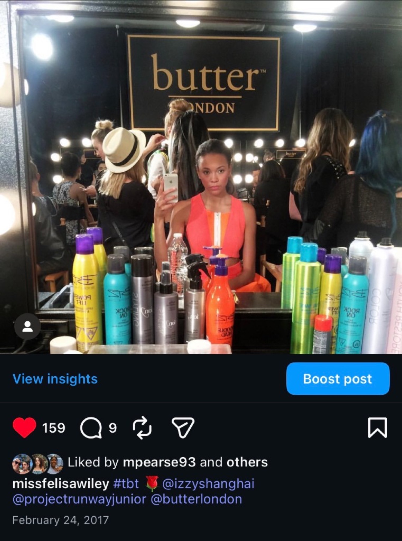 FEE backstage with Izzy on Project Runway Junior